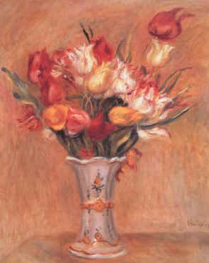 Pierre Renoir Tulipes oil painting picture